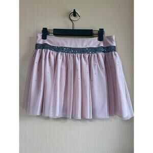 Princess Vera Wang Pink Tulle Sequin Mini Skirt Juniors 5 Balletcore Formal